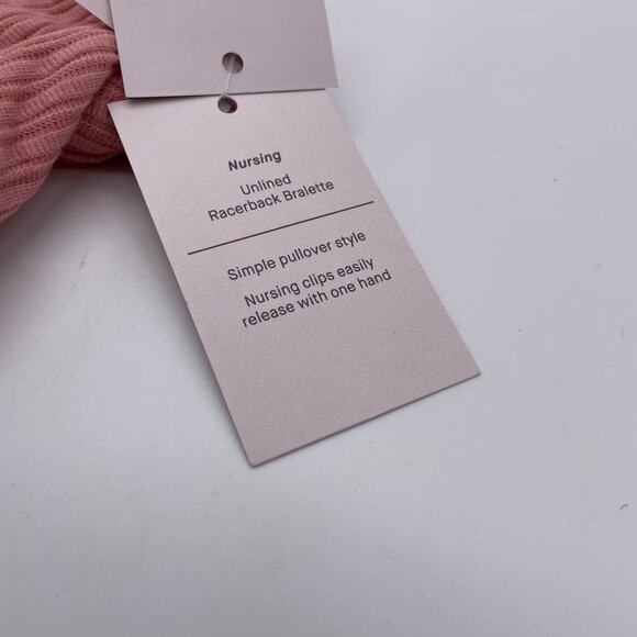 Auden Women's Nursing Wirefree Racerback Bralette Pink Size XS - Picture 5 of 7